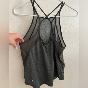 Lululemon tank size 6 army green color